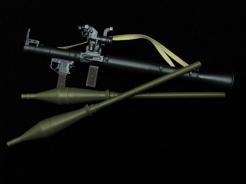 1/6 Scale Soldier Weapon Accessories Model RPG-7 Anti-tank Rocket Launcher 